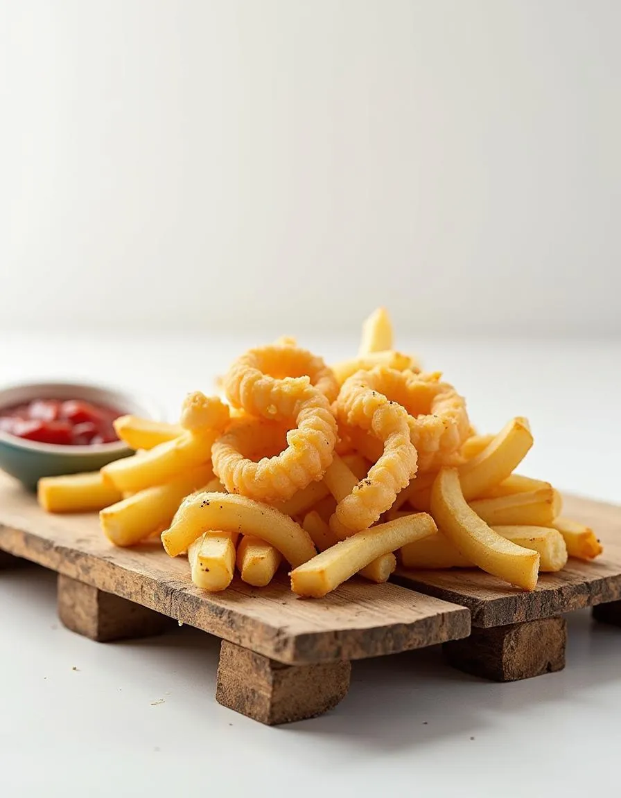 Calamars frits croustillants avec sauce maison – Sonchamp